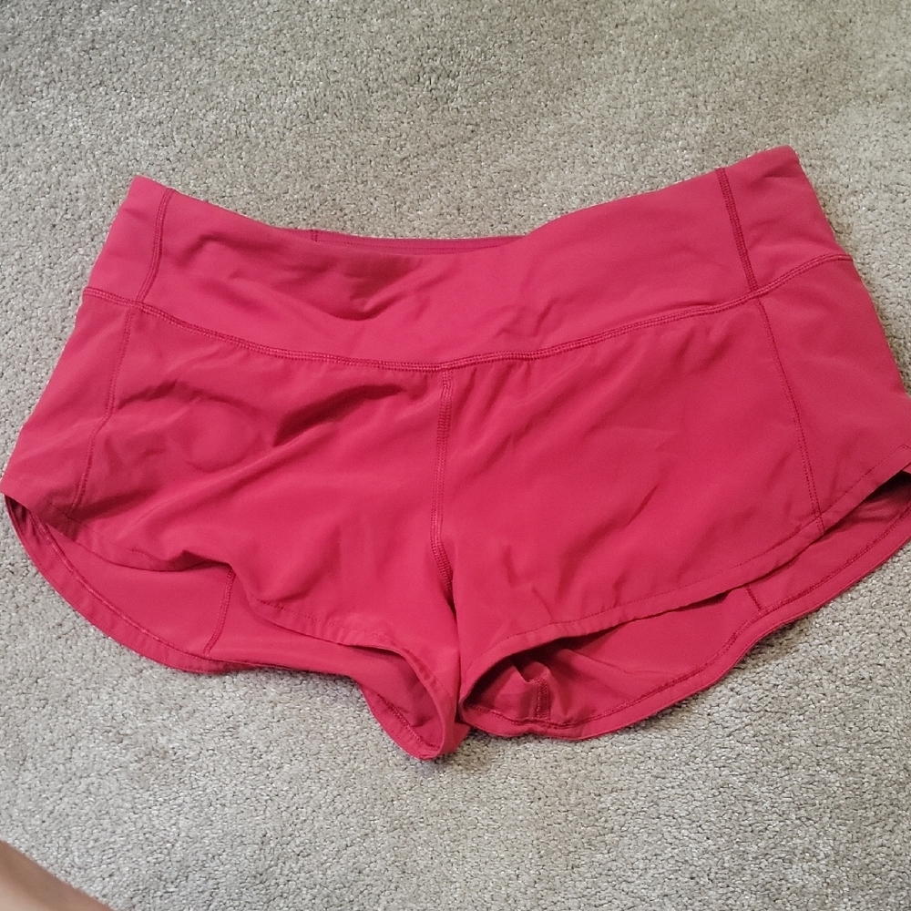 Lululemon Athletica Women's Cherry Red Athletic Shorts